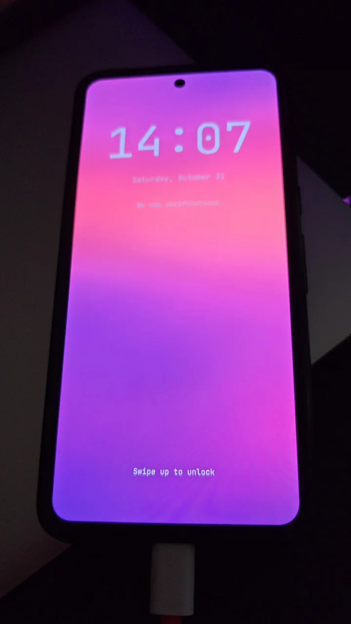 Η οθόνη κλειδώματος σε Pixel 8 Pro