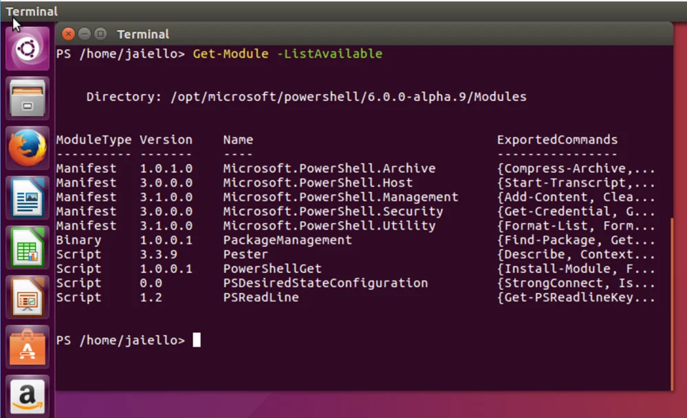 PowerShell σε τερματικό Ubuntu, από την ανακοίνωση του PowerShell για Linux το 2016